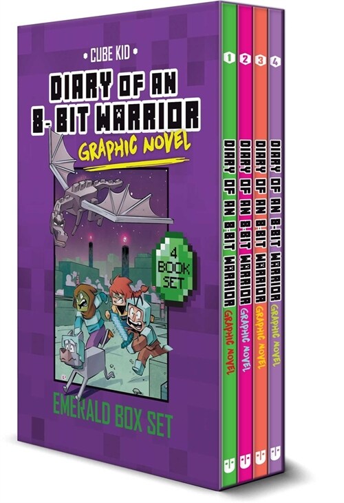 Diary of an 8-Bit Warrior Graphic Novel Emerald Box Set (Paperback)