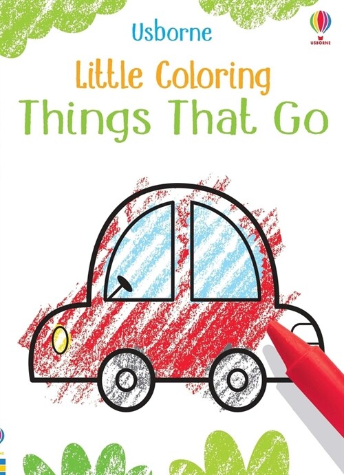 Little Coloring Things That Go (Paperback)