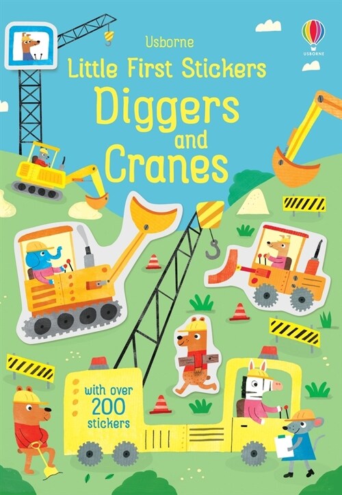 Little First Stickers Diggers and Cranes (Paperback)