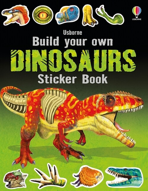 Build Your Own Dinosaurs Sticker Book (Paperback)