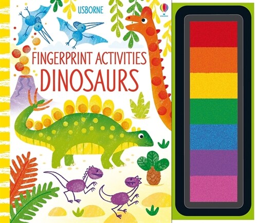 Fingerprint Activities Dinosaurs [With Paint] (Spiral)