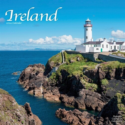 Ireland Calendar 2024  Square Travel Wall Calendar - 16 Month (Calendar)