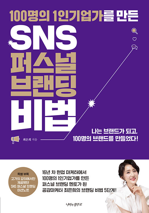 [중고] 100명의 1인기업가를 만든 SNS 퍼스널 브랜딩 비법