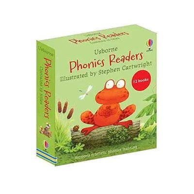 Usborne Phonics Readers Collection Boxed Set (Paperback 12권 + QR 음원, 영국판)