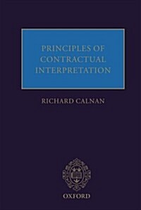 Principles of Contractual Interpretation (Paperback)