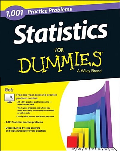 Statistics: 1,001 Practice Problems for Dummies (Paperback)