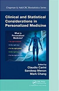 Clinical and Statistical Considerations in Personalized Medicine (Hardcover)