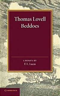 Thomas Lovell Beddoes : An Anthology (Paperback)