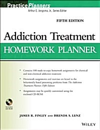 Addiction Treatment Homework Planner [With CDROM] (Paperback, 5)