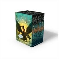 Percy Jackson and the Olympians 5 Book Paperback Boxed Set (New Covers W/Poster) (Boxed Set)
