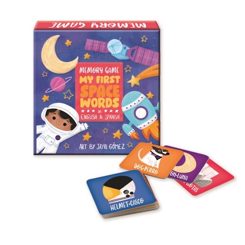 My First Space Words in English & Spanish Memory Game (Board Games)