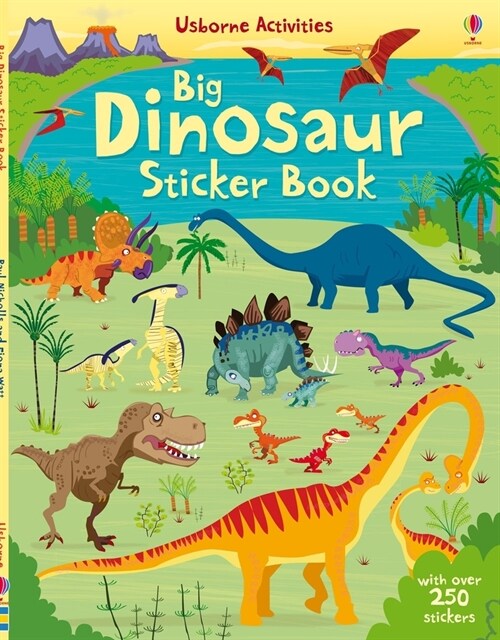 Big Dinosaur Sticker Book (Paperback)