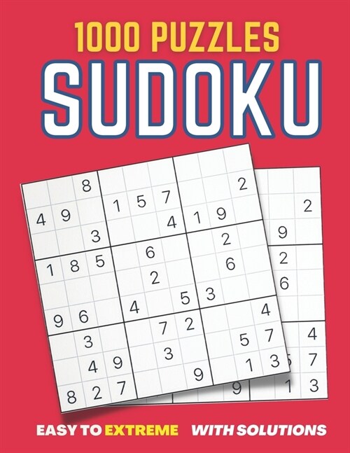 Big Book of Sudoku: 1000 Puzzles For Adults - Easy to Extreme with Solutions (Paperback)