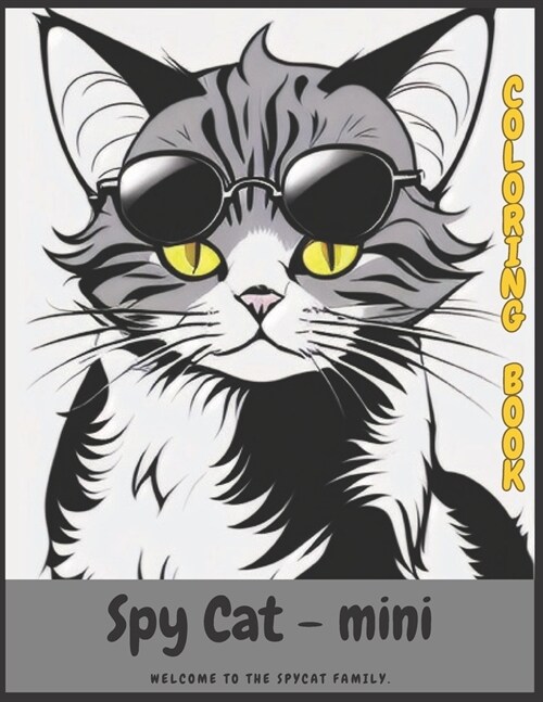 SpyCat-Mini Coloring Book (All ages) (Paperback)
