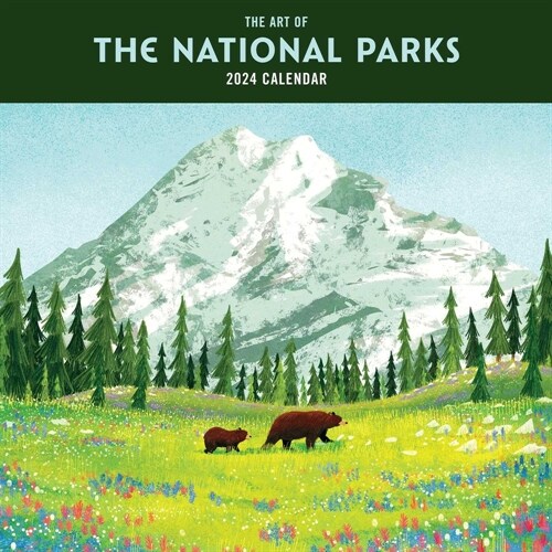 The Art of the National Parks 2024 Calendar (Wall)