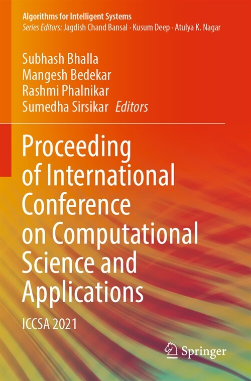 Proceeding of International Conference on Computational Science and Applications: Iccsa 2021 (Paperback, 2022)