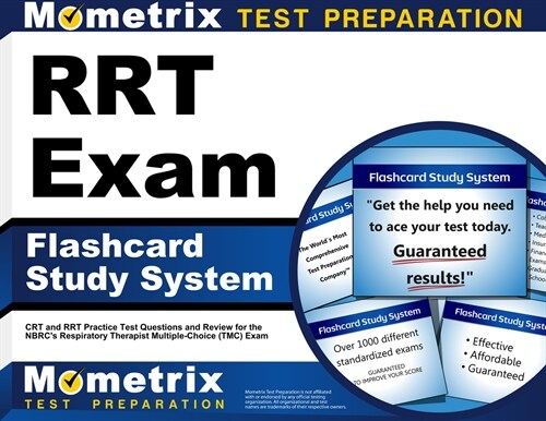 Rrt Exam Flashcard Study System: CRT and Rrt Practice Test Questions and Review for the Nbrcs Respiratory Therapist Multiple-Choice (Tmc) Exam (Other)