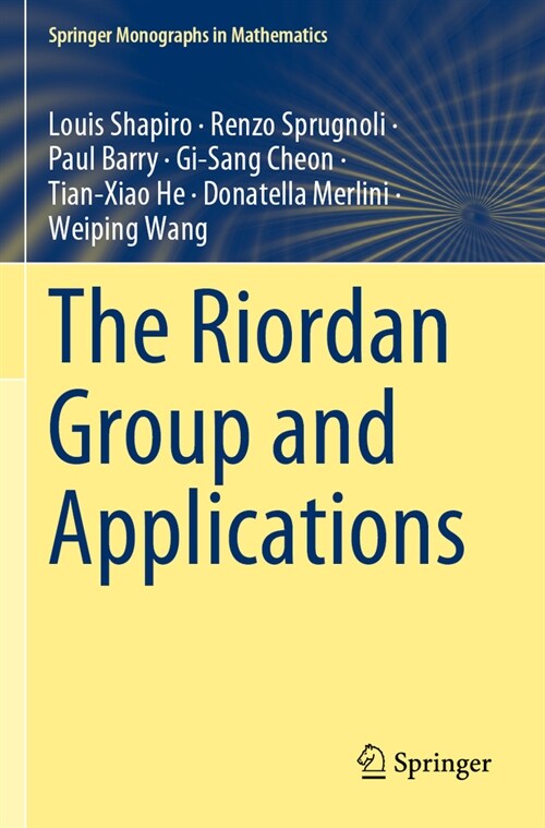 The Riordan Group and Applications (Paperback, 2022)