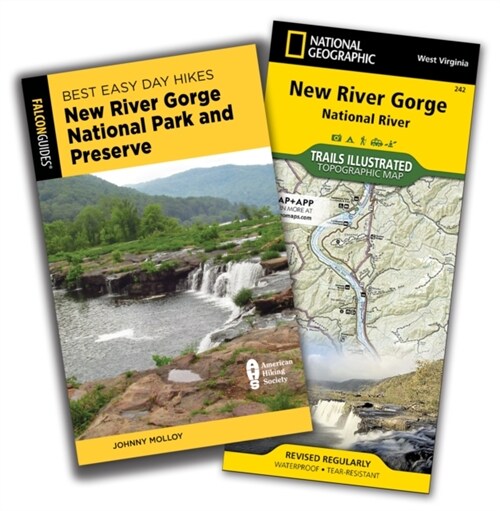 Best Easy Day Hiking Guide and Trail Map Bundle : New River Gorge National Park and Preserve (Package, Second Edition)