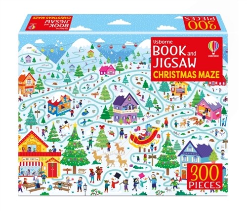 Usborne Book and Jigsaw Christmas Maze (Paperback)