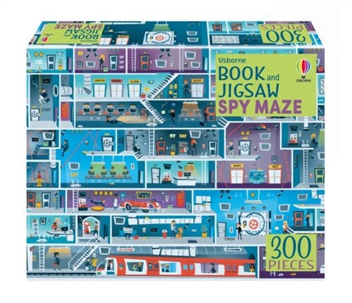 Usborne Book and Jigsaw Spy Maze (Paperback)