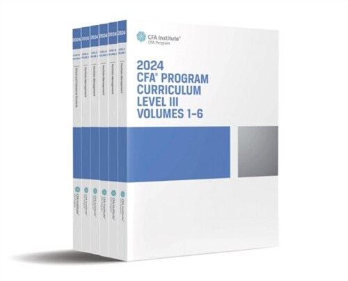 2024 CFA Program Curriculum Level III Box Set (Paperback)