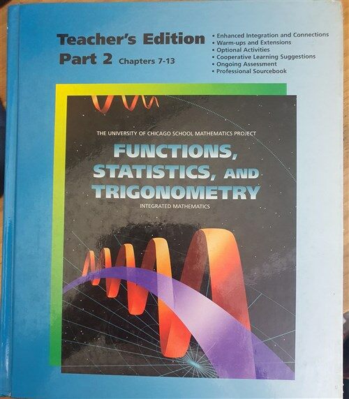 [중고] Functions, Statisc, and Trigonometry (양장)