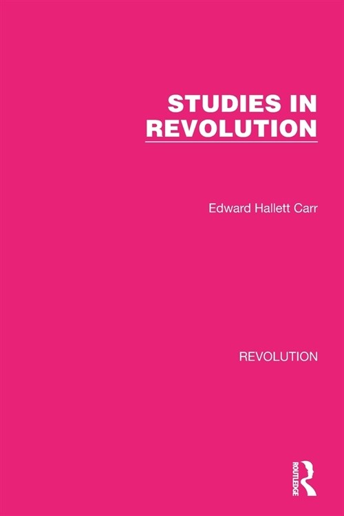 Studies in Revolution (Paperback)