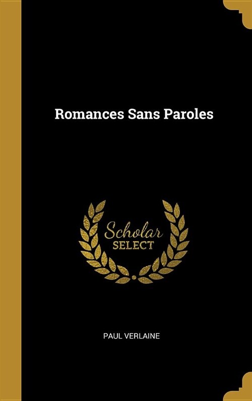 Romances Sans Paroles (Hardcover)