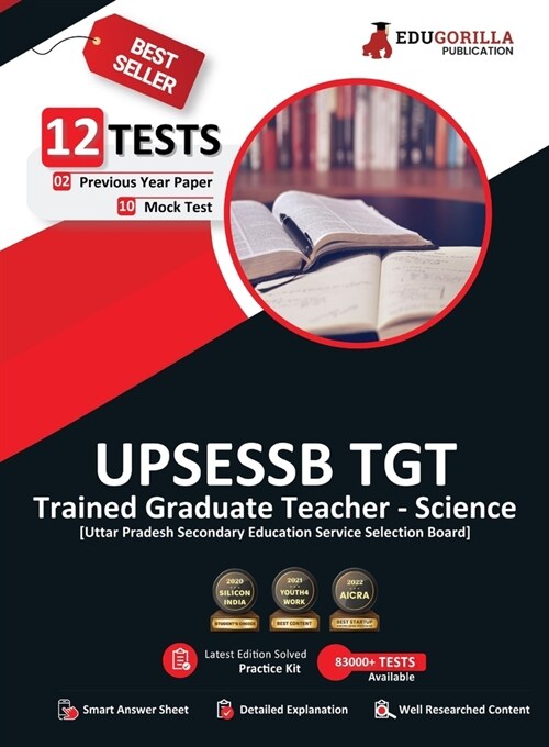 UP TGT Science Book 2023 (English Edition) - 10 Full Length Mock Tests and 2 Previous Year Papers (1500 Solved Questions) UPSESSB with Free Access to (Paperback)