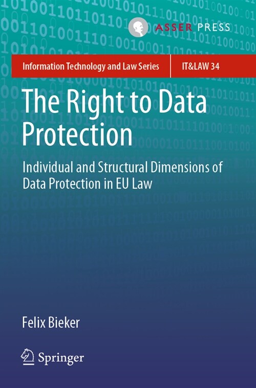 The Right to Data Protection: Individual and Structural Dimensions of Data Protection in Eu Law (Paperback, 2022)