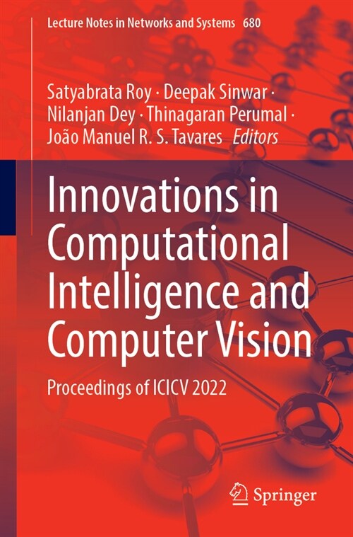 Innovations in Computational Intelligence and Computer Vision: Proceedings of ICICV 2022 (Paperback, 2023)