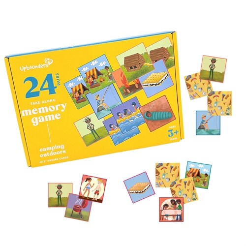 Upbounders Camping Outdoors Take-Along Memory Game (Board Games)