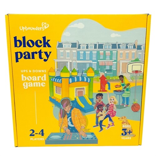 Upbounders Block Party Board Game, an Ups and Downs Game (Board Games)