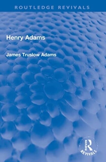 Henry Adams (Paperback)