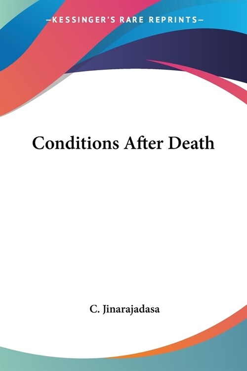 Conditions After Death (Paperback)