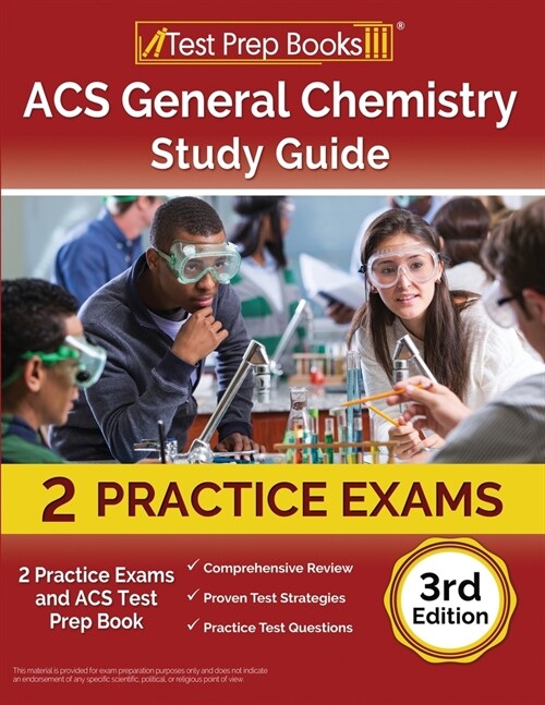 ACS General Chemistry Study Guide: 2 Practice Exams and ACS Test Prep Book [3rd Edition] (Paperback)