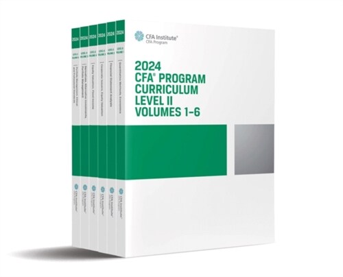 2024 Cfa Program Curriculum Level II Box Set (Paperback)