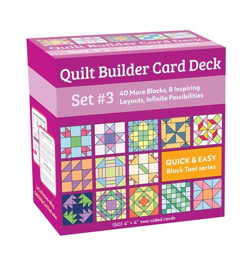 Quilt Builder Card Deck Set #3 : 40 More Blocks, 8 Inspiring Layouts, Infinite Possibilities (Other)