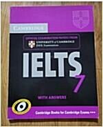 [중고] Cambridge IELTS 7 : Student‘s Book with Answers (Paperback)