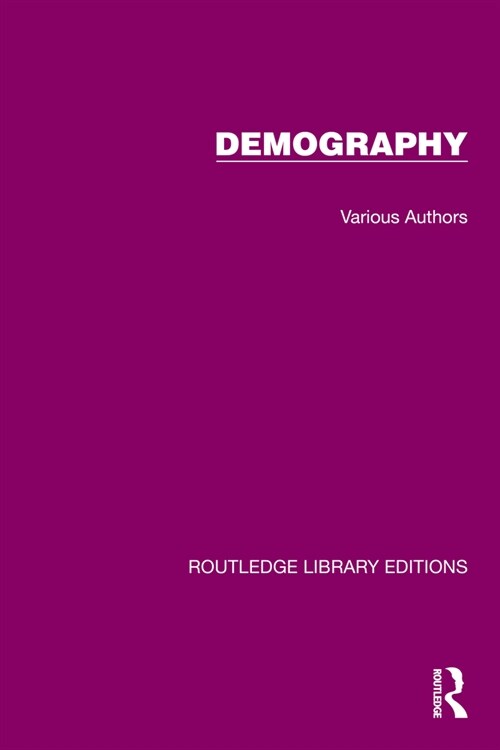 Routledge Library Editions: Demography (Multiple-component retail product)