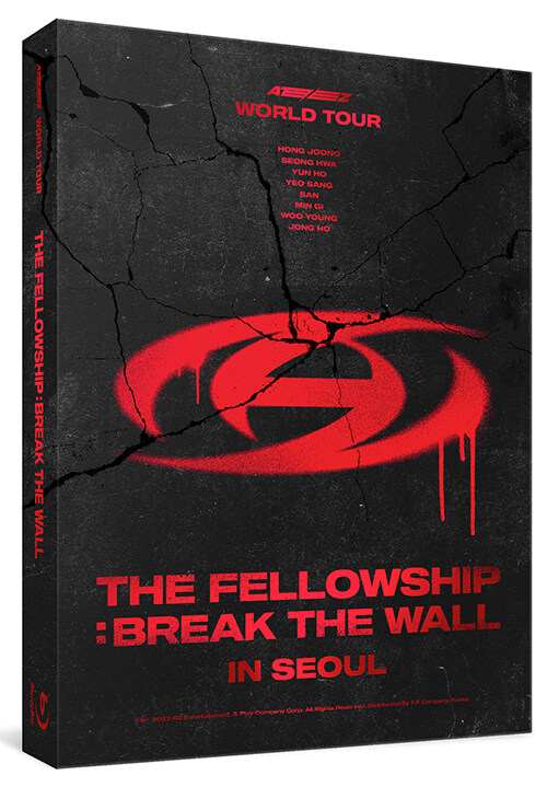 [블루레이] 에이티즈 - ATEEZ WORLD TOUR [THE FELLOWSHIP : BREAK THE WALL] IN SEOUL Blu-ray (2disc)