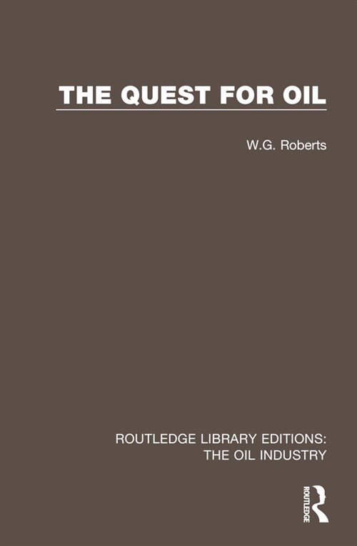 The Quest for Oil (Hardcover, 1)