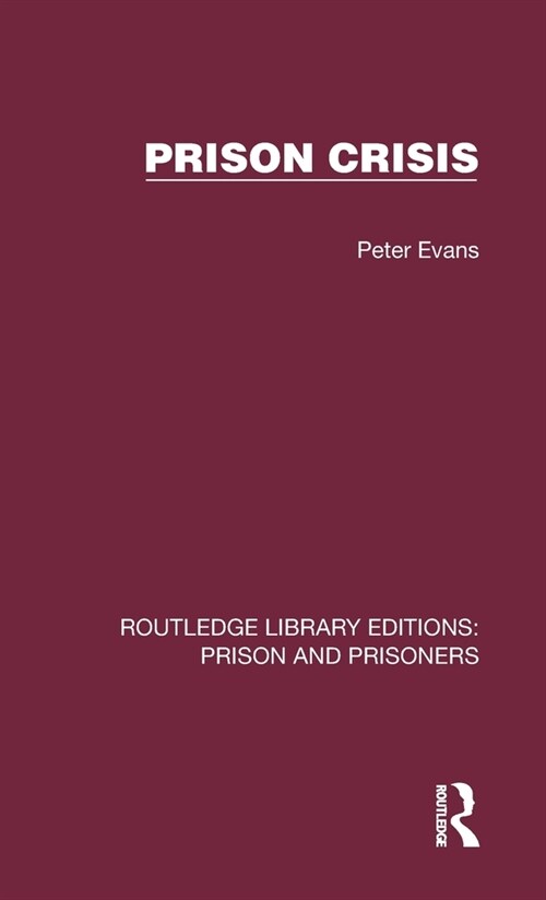 Prison Crisis (Hardcover, 1)