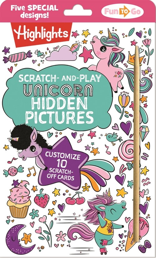 Scratch-And-Play Unicorn Hidden Pictures (Paperback)