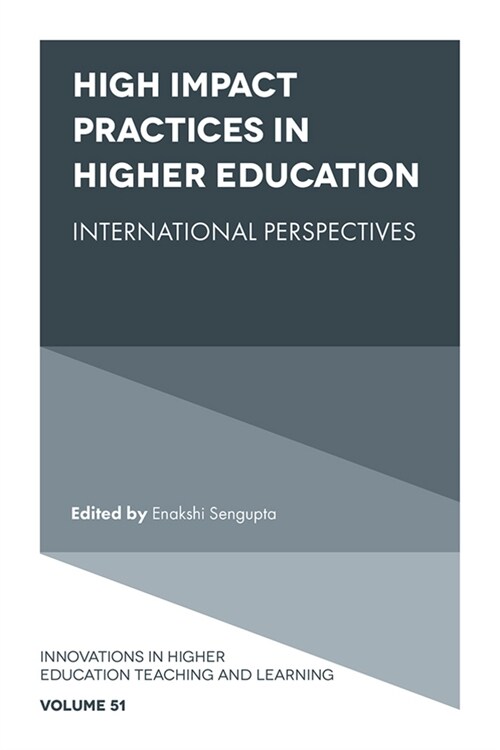 High Impact Practices in Higher Education: International Perspectives (Hardcover)