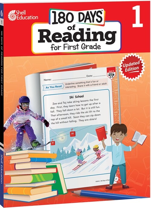 180 Days of Reading for First Grade: Practice, Assess, Diagnose (Paperback, 2)