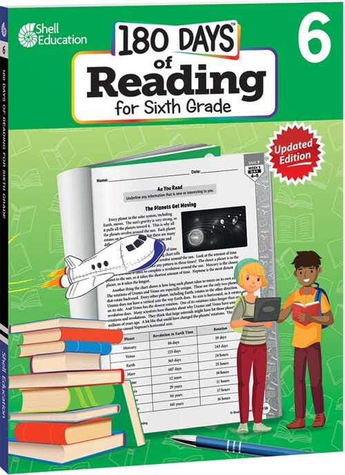 180 Days of Reading for Sixth Grade: Practice, Assess, Diagnose (Paperback, 2)