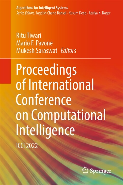 Proceedings of International Conference on Computational Intelligence: ICCI 2022 (Hardcover, 2023)