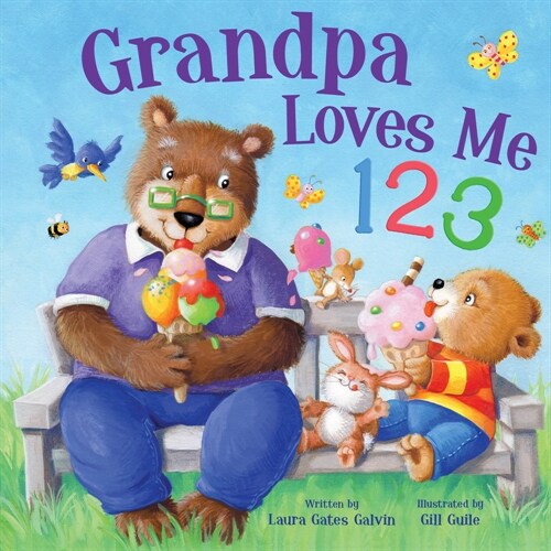 Grandpa Loves Me 123 (Board Books)